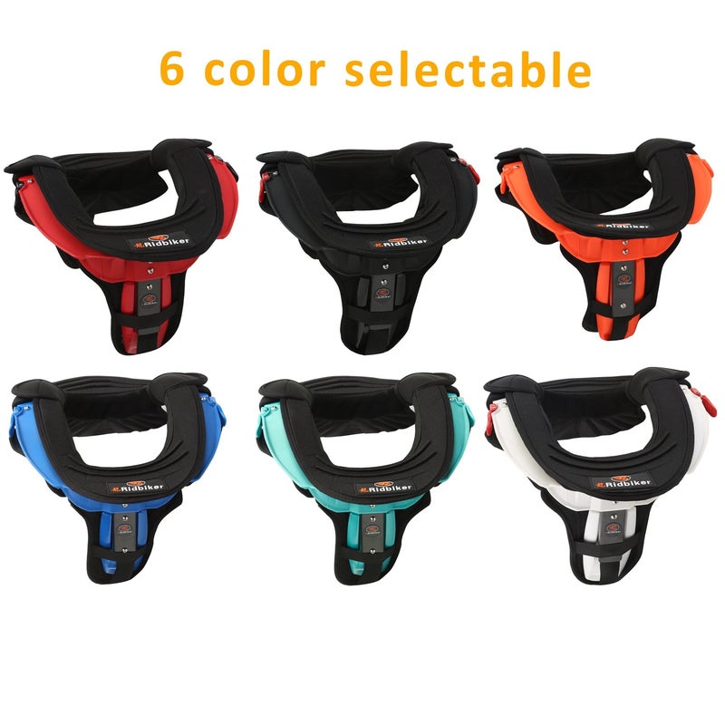 RIDBIKER Motocross Gear Neck Protector Motorcycle Neck Brace for Adult Neck Guard MTB Body Protection Gear (Black) - Image 2